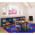 thumbnail image 4 of Playful Patterns - Children's Area Rugs Kid's Art, 5'4" x 7'8", Rainbow, 4 of 5