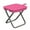 Rose Red, variant on Hyasfey Outdoor Folding Stool with Carry Bag Portable Lightweight Heavy Duty Camping Backpacking Beach Picnic Fishing Collapsible Chair Seat