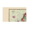 thumbnail image 3 of Historic Map - Europe - Johnson 1860 - 23 x 37.57 - Vintage Wall Art, 3 of 5