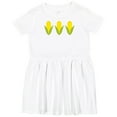 thumbnail image 3 of Inktastic Corn Lover Girls Toddler Dress, 3 of 5