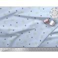 thumbnail image 3 of Soimoi Blue Heavy Satin Fabric Danger Skull Print Sewing Fabric Yard 54 Inch Wide, 3 of 3