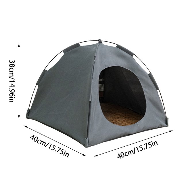 Cat Tent Foldable Cat Tent With Cooler Pad Portable Refreshing And Breathable Cats Pet Tents Removable And Washable (Medium)