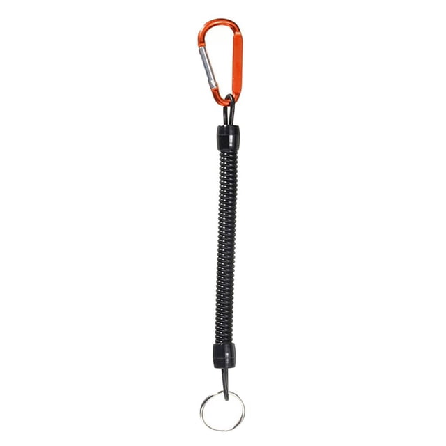 Cordones Kayak herramienta de resistencia cuerda de seguridad cable retráctil 120cm/39-47 pulgadas - Naranja DYNWAVEMX Cordón de pesca