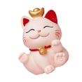 thumbnail image 2 of Lucky Cat Ornament,Lucky Cat Ornament Synthetic Lucky Cat Sculpture Fortune Cat Statue Versatile Functionality, 2 of 10
