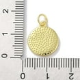 thumbnail image 3 of 1 pc Rack Plated Brass Enamel Pendants with Jump Ring Long-Lasting Plated Lead Free Cadmium Free Real 18K golden Plated Flat Round with Sun Moon Charm White 15x13x2mm Hole: 3.4mm, 3 of 3