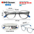 thumbnail image 4 of Lentes para computadora dioptria +2.00 B+D  Blue Ban Readers, 4 of 8