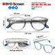 thumbnail image 4 of Lentes de Lectura con Filtro de Luz Azul B+D Blue Ban Gris, 4 of 8