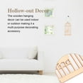 thumbnail image 4 of Soimiss 10Pcs Wood Craft Ornaments Hollow-out For Spring Festive Decorations, 4 of 5