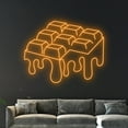 thumbnail image 4 of Handmadetneonsign Dripping Chocolate Led Sign, Chocolate Neon Light, Chocolate Lover Neon Sign, 4 of 5