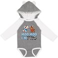 thumbnail image 3 of Inktastic Moo Moo I'm 2 with Cute Holstein Cows Boys or Girls Long Sleeve Baby Bodysuit, 3 of 5