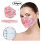 thumbnail image 4 of Mascarilla facial 50 paquetes - Mascarilla de seguridad KN94 Mascarilla desechable multicolor envuelta individualmente, eficiencia de filtro ≥95% con trabillas elásticas para las orejas para hombres y, 4 of 5