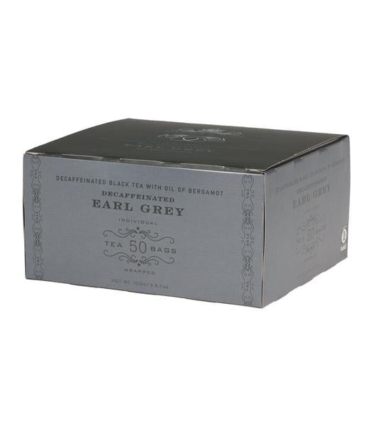 Harney & Sons, Decaf Earl Grey, Decaffeinated Black Tea with Oil of Bergamot, 50 Ct