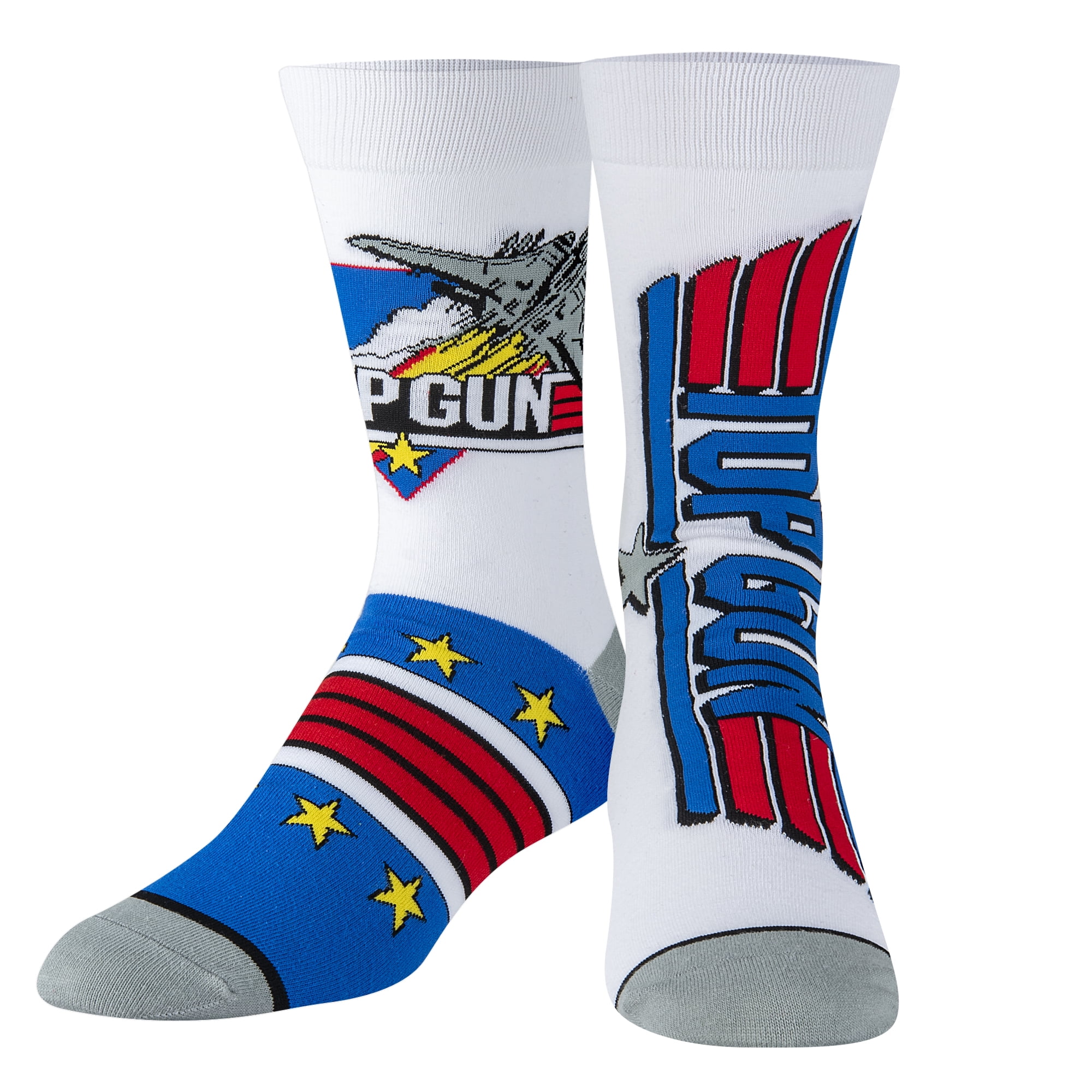 Odd Sox Odd Sox, Movies, Top Gun F14 Pilot, Crew Socks, Novelty Cool Fun 80's
