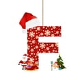 thumbnail image 2 of Nkmbld 26 Letter Ornaments Christmas Tree Decoration Personalized Santa Claus Monogram Initial Letter for Tree Diy Craft Christmas Ornament, 2 of 8