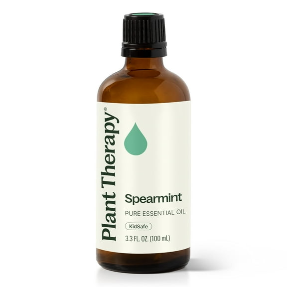 Plant Therapy Spearmint Essential Oil 100 mL (3.3 oz) 100% Pure, Undiluted, Therapeutic Grade