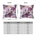 thumbnail image 4 of YFYANG Square Decorative Throw Pillow Case (Without Pillow Insert), Abstract Botanical Art Bedroom Sofa Car Cushion Cover, 22"x22", 4 of 9