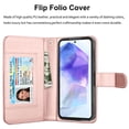 thumbnail image 5 of Takfox Galaxy A35 5G Case,for Samsung Galaxy A35 Wallet Phone Case,Takfox PU Leather Magnetic Detachable Card Holders Shockproof Kickstand Protective [Flip Folio Cover] for Samsung A35 -Rose Gold, 5 of 8