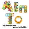 Building Blocks Toys Set - Tiles Block Toy Kit for Kids - STEM Educational Construction Stacking Shapes - Ferris Wheel and Vehicle Set