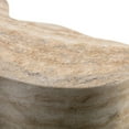 thumbnail image 3 of Slab Faux Travertine Short Side Table, 3 of 6