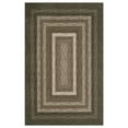 thumbnail image 2 of HOMERRY Washable Large Rug for Living Room 10' x 13' Braided Print Modern Bordered Soft Non-Slip Indoor Carpet, Brown, 2 of 6
