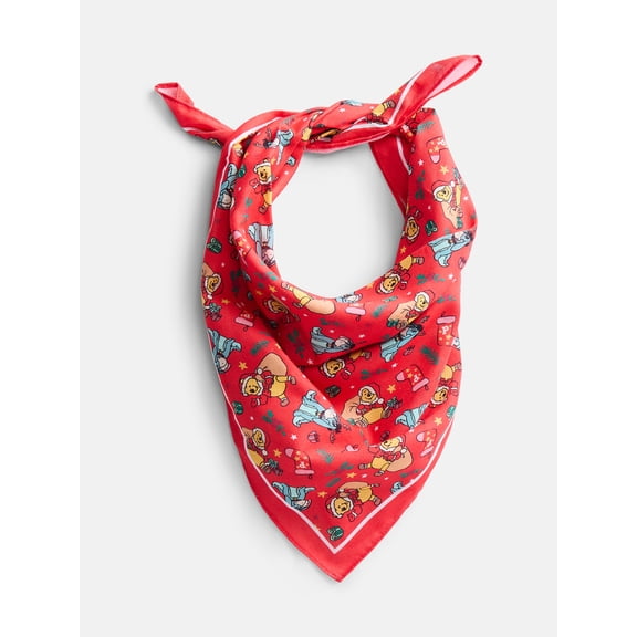 Winnie the Pooh Women's Christmas Bandana