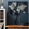 thumbnail image 2 of Stupell Industries Distressed Antique World Map Rustic Aesthetic Designed by Wild Apple Portfolio, 2 of 6