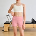 thumbnail image 2 of Ymyiu Toddler Shirts Girls Girls Shorts Athletic Shorts with Inner Pockets 2-In-1 for Girls Running Tennis Sports 5T 6T (Light Pink,5-6 Years), 2 of 6