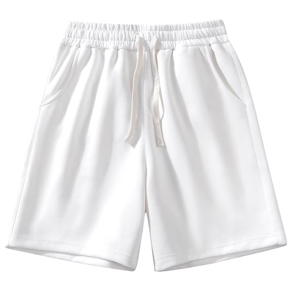 Enridrech Mens 5 Inch Sweatshorts Summer Casual Stylish Short Pants Comfort Loose Shorts with Drawstring Elastic Wasit