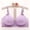 Purple, variant on CALAFEBILA Push up Bra for Ladies Casual Plus Size Adjustable Bra Strap No Pad Bra Cotton Bralette Full Cup Bra Everyday Bra Underwear