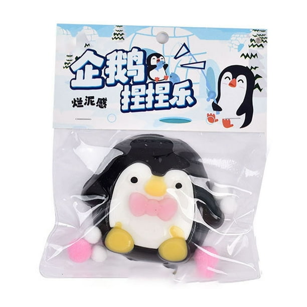 Juguete de piscina, juguete para bebé, juguete para niño pequeño, pingüino de simulación, juguete antiestrés de pingüino, artículo hecho a mano