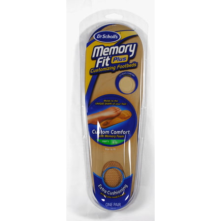 Dr. Scholl's Memory Fit Custom Health & Beauty/Foot Carebeds Insoles Mens 8-13