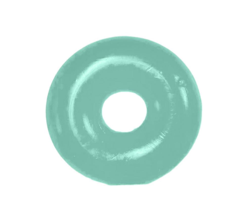 Gump Jumbo Loop Gel-Filled Stress Balls, Squeeze Toys for Adults Stress Relief & Focus (Cyan)