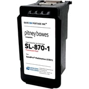 Compatible Pitney Bowes SL-870-1 Red Ink Cartridge (2 Pack) Inkjet Printer Ink for SendPro Mailstation CSD1 Postage Meter Machine - PB Replacement Printer Cartridge w/OEM Compatibility