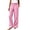 Pink, variant on Breezora Straight Leg Woven Casual Pants for Women Summer Lightweight Pull On Trousers Comfortable Daily Work Bottoms with Pockets