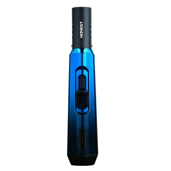 Hovilon Torch Lighters Butane Lighter,Windproof Adjustable Single Jet Flame Torch Lighter, Butane Refillable Gas Torch Lighter for Candles Grill BBQ Fireplaces Camping (Butane Not Included)