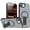Black, variant on Allytechgroup Magnetic Case for iPhone 16e/ iPhone 17e with 360° Hidden Kickstand, Military Grade Drop Protection Compatible with Magsafe, Darkblue