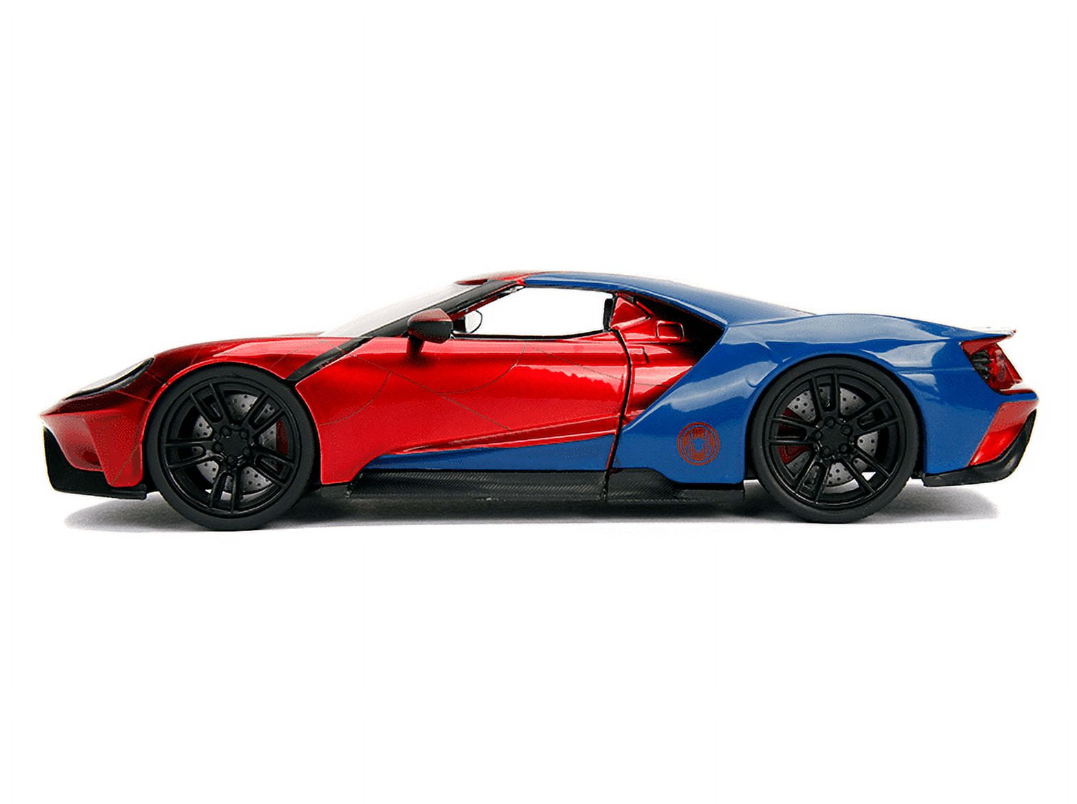 Jada Toys Marvel Spiderman & Ford GT: Die-cast Vehicle & Figure, 1 