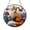 Acrylic 3.5 Inch, variant on Orange Fox Stained Glass Suncatcher – Forest Window Decor