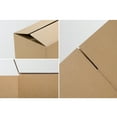 thumbnail image 6 of Qiushi 100 Pack 6x4x4 Corrugated Cardboard Boxes Small, Yellow Shipping Boxes for Mailing, Kraft Paper Gift Boxes for Packaging, Storage, Easy to Assemble, 6 of 9