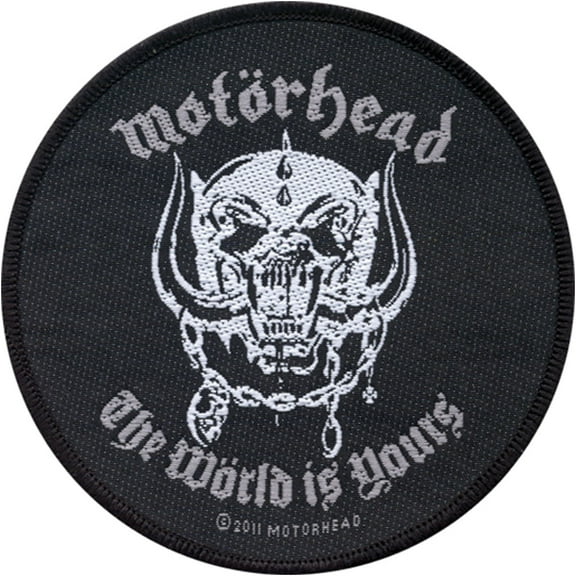 Motorhead The World Is Yours Official Circular Patch (10cm)