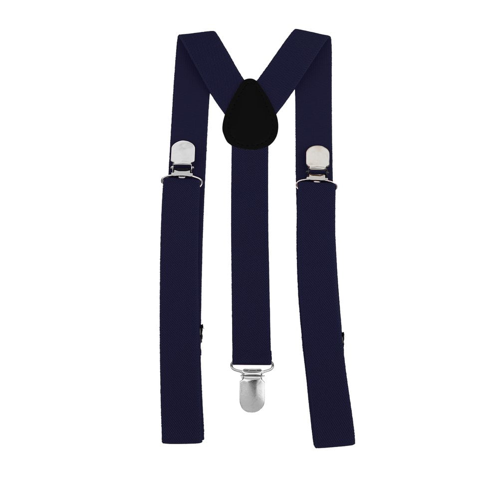 1X Men Women 4 Clips-on Wedding Party Suspenders Elastic Y-Shape Suspender 