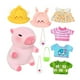 thumbnail image 2 of Carpincho de peluche de juguete de dibujos animados encantador muñeco de peluche de para niños bebés Rosa, 2 of 9