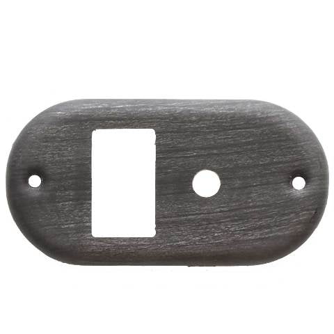 Godfrey Boat Blank Switch Panel 405170 | 4 3/8 x 2 1/4 Inch Graywood
