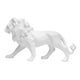 thumbnail image 5 of Estatua de león, figura geométrica, estantería, colecciones, escultura animal Blanco, 5 of 9