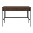 thumbnail image 4 of Sedona 46" Writing Desk with Drawer in Engineered Wood Elegant Walnut Finish, 4 of 14
