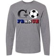 thumbnail image 3 of Inktastic Go, France- Soccer, Football Long Sleeve T-Shirt, 3 of 5