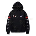 thumbnail image 1 of Sanrio-sudaderas con capucha para mujer, ropa con estampado de Kuromi de dibujos animados, suéteres de manga larga, Tops de moda Y2k, Harajuku, Primavera, 1 of 4
