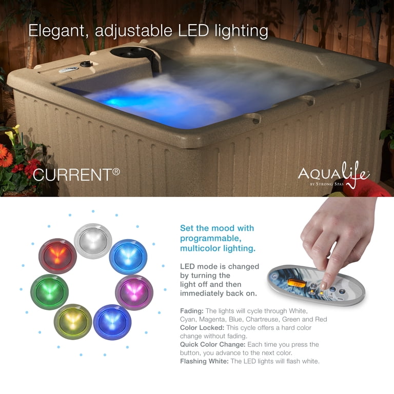Aqualife by Strong Spas Current 4 Person Plug & Play Rectangular