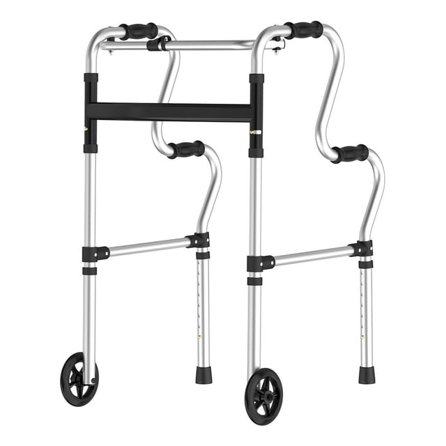 Andadores para personas mayores, andadores plegables, andadores estrechos para espacios reducidos, andadores estándar con altura ajustable, andadores con ruedas delanteras, ayuda para la movilidad ver