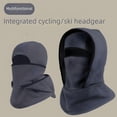 thumbnail image 3 of Outdoor Winter Warm Hat, Sports Ski Head Cover, Neckband Integrated Cycling Mask, Windproof Fleece Thermal Full Faces Head Hat, 3 of 7